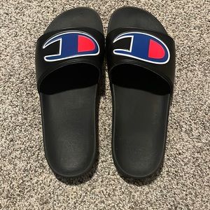 Black Champion Slides